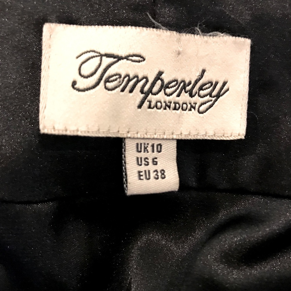 Temperley London Black Silk Midi Dress - Picture 5 of 5